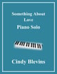 Something About Love piano sheet music cover